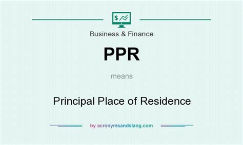 principal place of residence meaning.